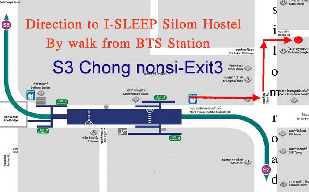 I-Sleep Silom Hostel Bangkok Exteriör bild